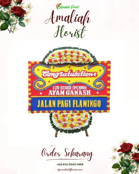 Sewa Papan Bunga Kerandon